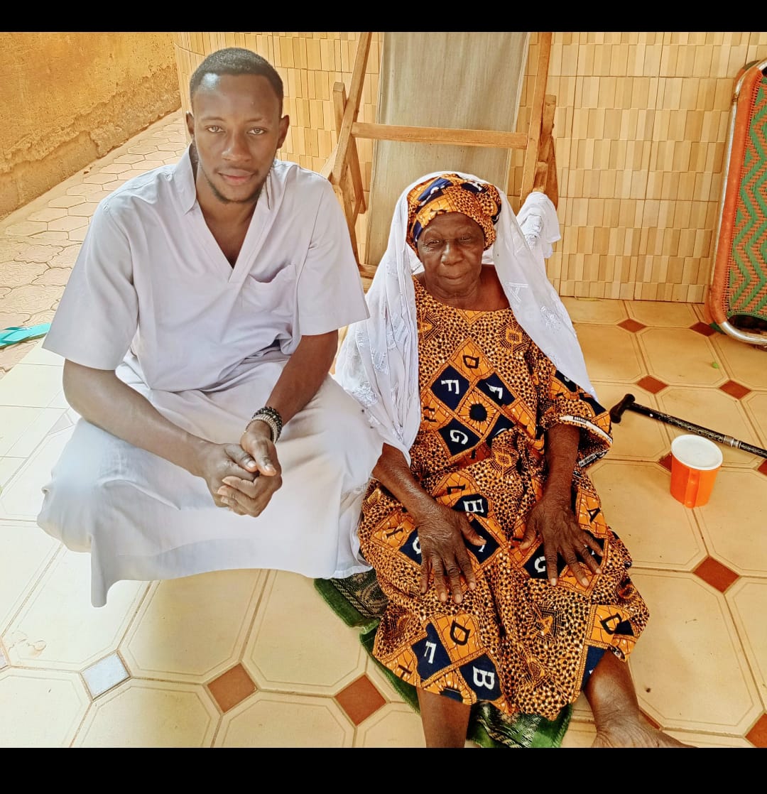 Avec mon cousin Sabane Wandaogo