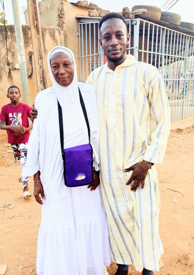 Photo de profil avec ma tante